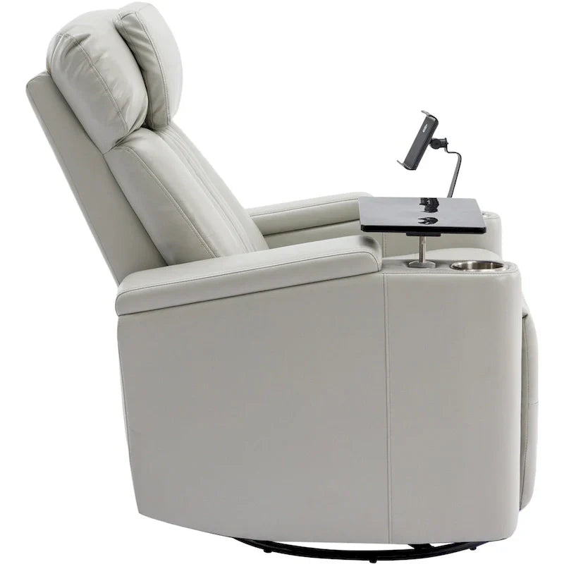Fauteuil inclinable motorisé de cinéma maison multifonctionnel pivotant à 270°
