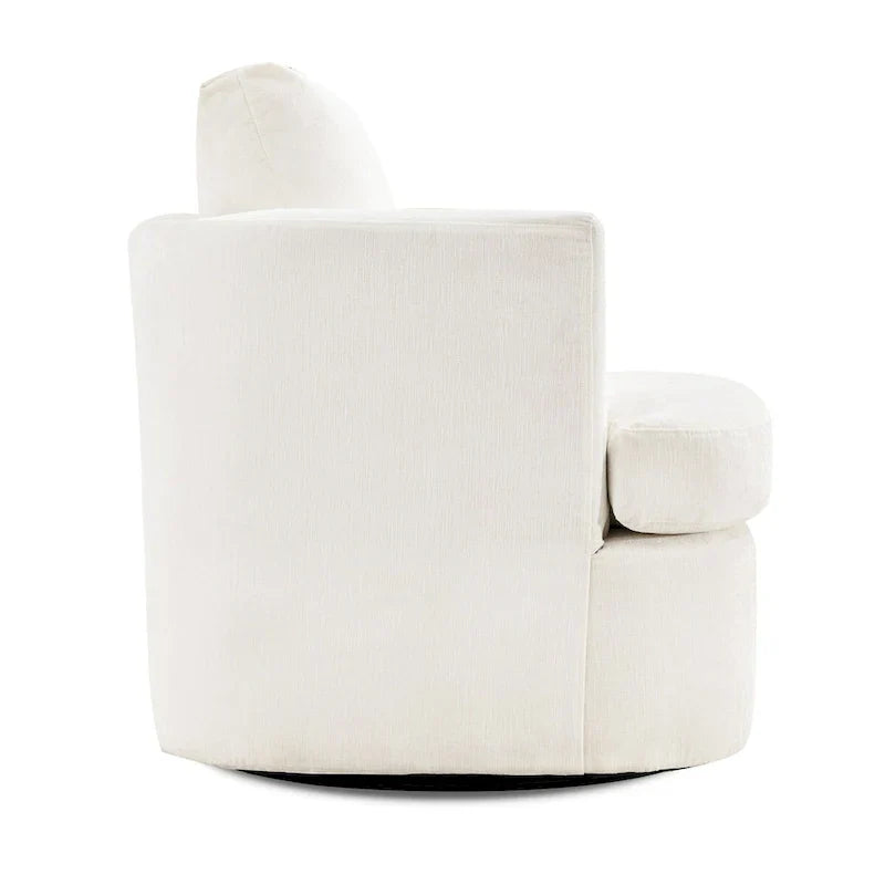 Fauteuils pivotants modernes Chenille pour salon
