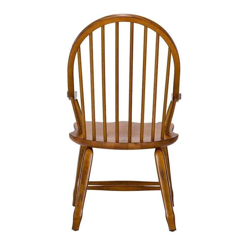 Fauteuil Treasures Rustic Oak à dossier incurvé