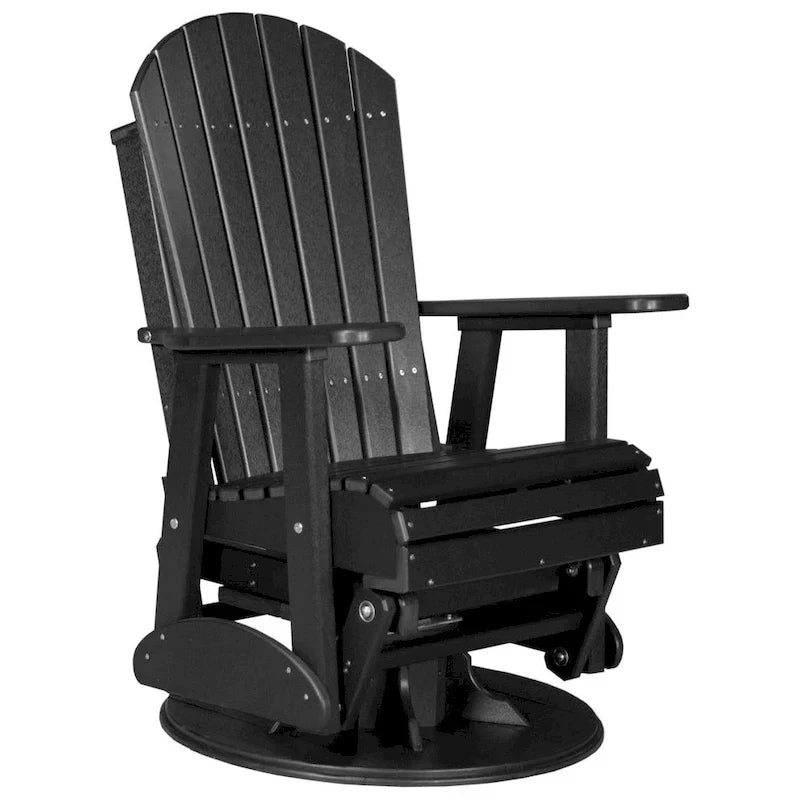Fauteuil planeur pivotant Adirondack en polybois
