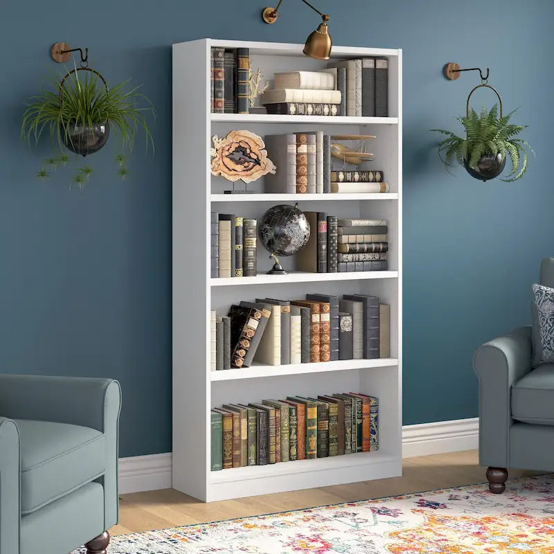 Bibliothèque haute à 5 étagères Universal de Bush Furniture
