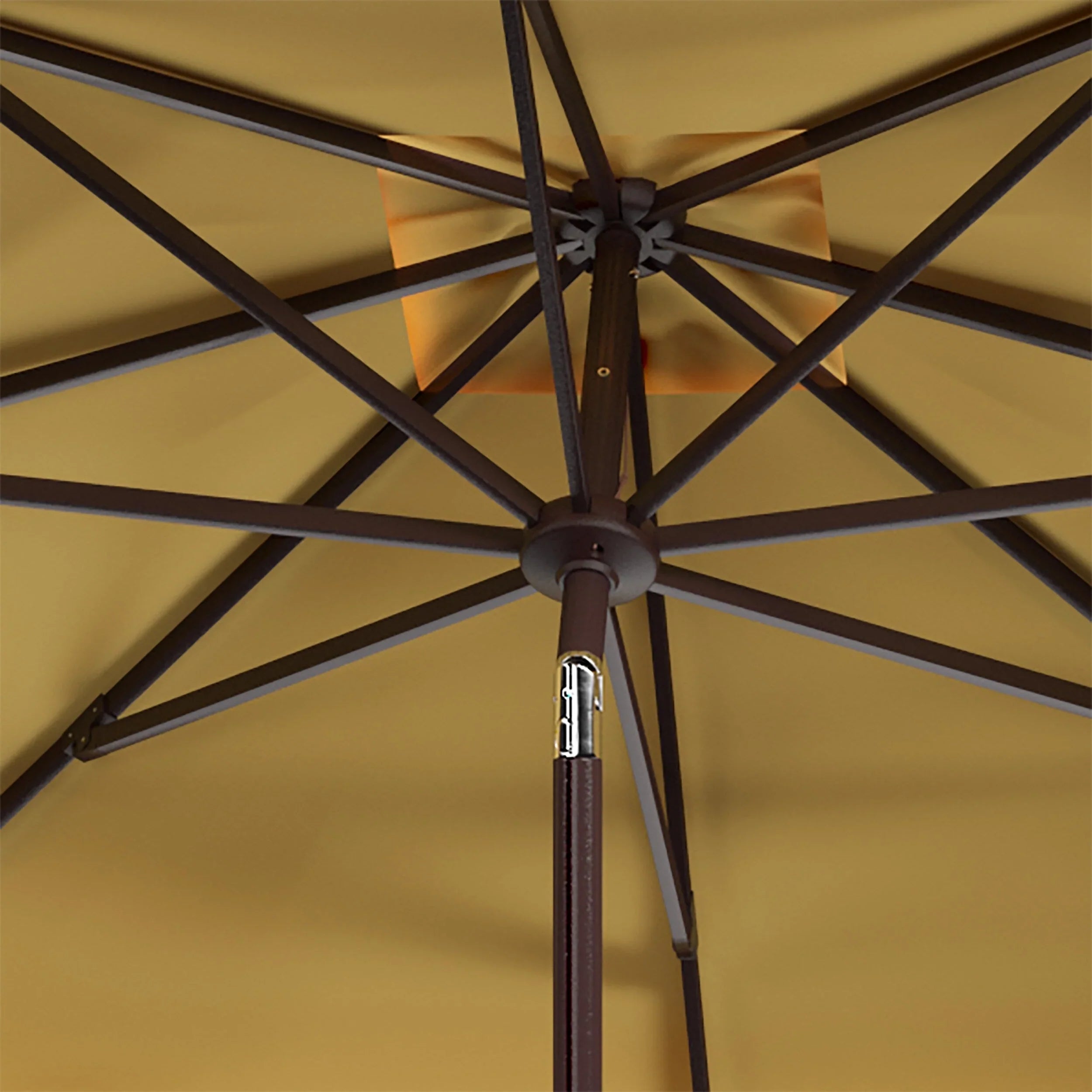 Parasol double-toit d'extérieur Kjerstin Valance 2,74 m