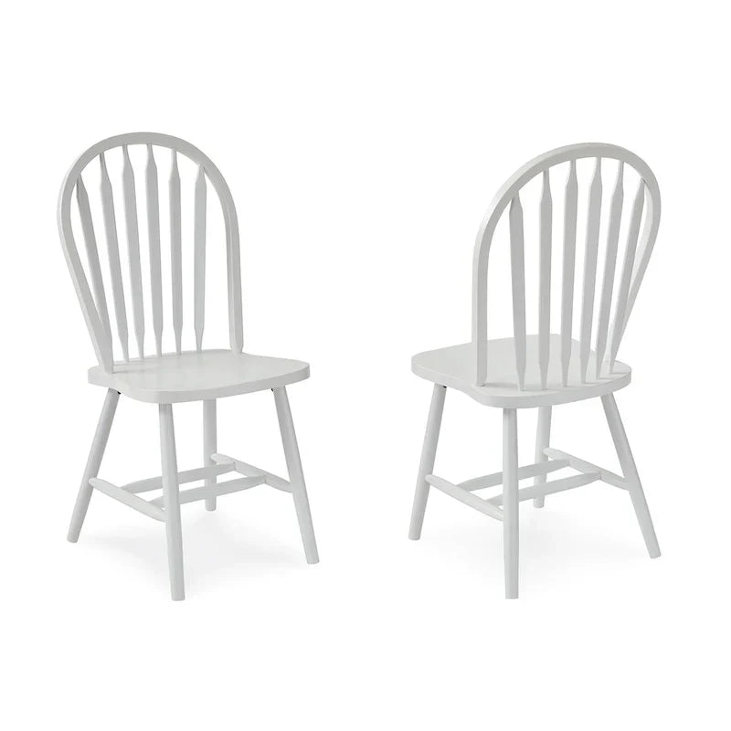 Chaise de salle à manger Windsor Arrowback en bois massif