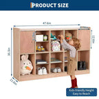 Étagère de Rangement 12 Casier, Bibliothèque Ouverte pour Salon, Chambre et Bureau
