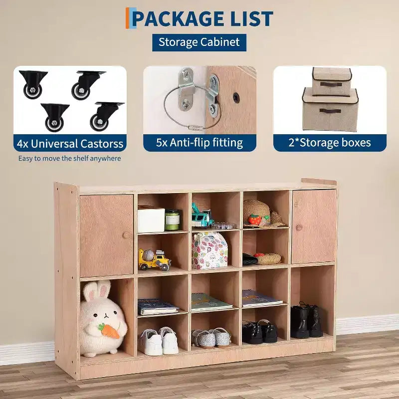 Étagère de Rangement 12 Casier, Bibliothèque Ouverte pour Salon, Chambre et Bureau