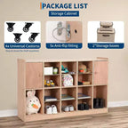Étagère de Rangement 12 Casier, Bibliothèque Ouverte pour Salon, Chambre et Bureau