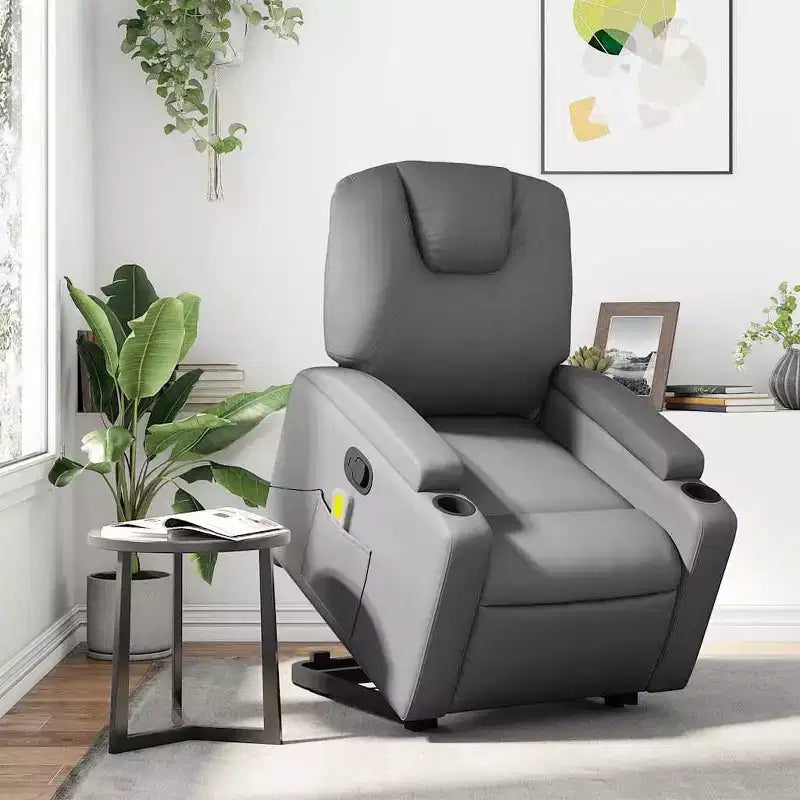 Fauteuil inclinable de massage Power Lift avec chaleur, vibrations et télécommande pour personnes âgées