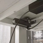 Bureau d'angle électrique réglable en hauteur avec tiroirs de rangement et ports de charge, 4 préréglages de mémoire, pour bureau à domicile