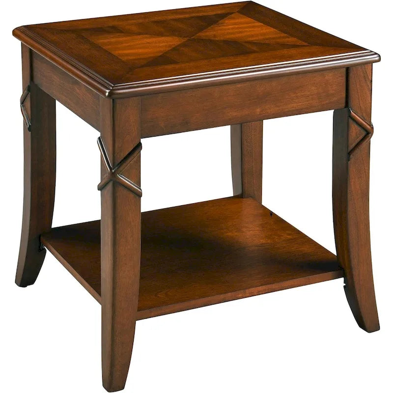 Table basse d'appoint en bois massif
