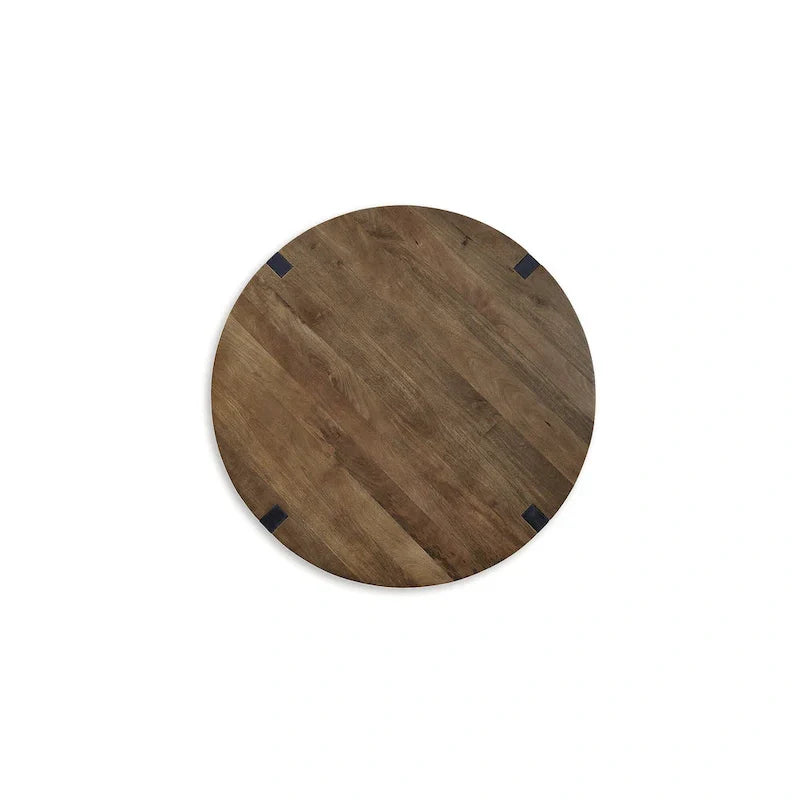 Signature Design by Ashley Hanneforth Table basse marron/noir - 111,76 cm (L) x 111,76 cm (P) x 48,26 cm (H)