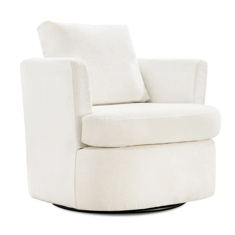 Fauteuils pivotants modernes Chenille pour salon