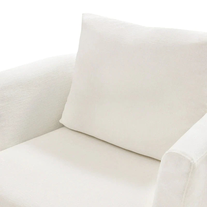 Fauteuils pivotants modernes Chenille pour salon