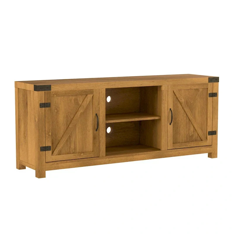 Meuble TV avec porte de grange Middlebrook Firebranch 58 pouces