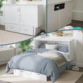 Lit escamotable Monroe Full Murphy avec matelas en mousse à mémoire de forme 6 po