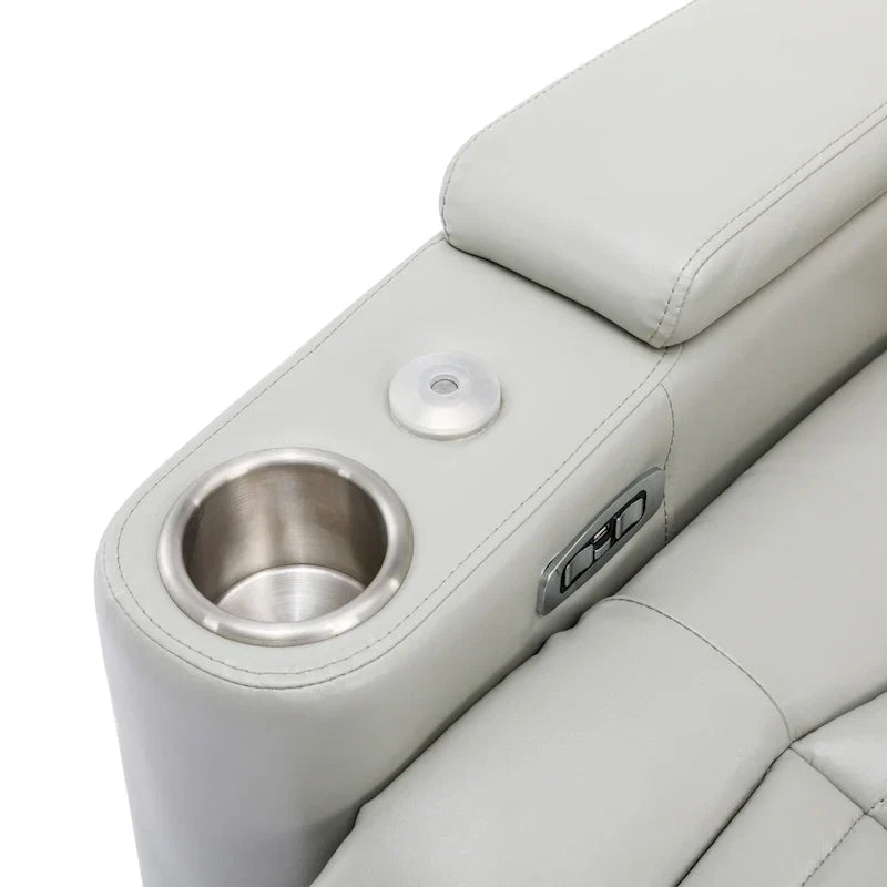 Fauteuil inclinable motorisé de cinéma maison multifonctionnel pivotant à 270°