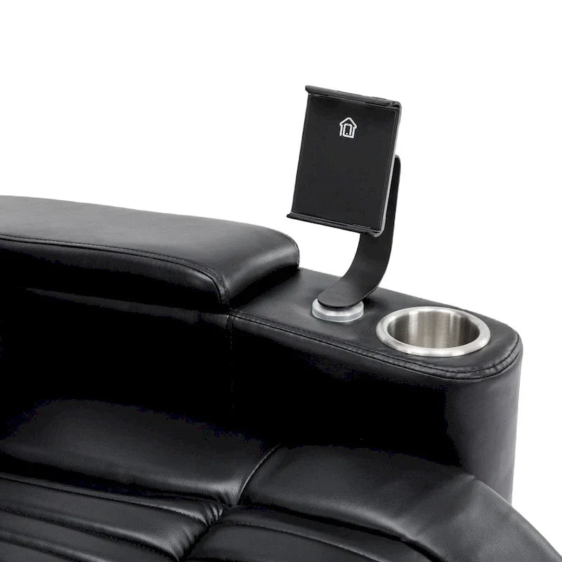 Fauteuil inclinable motorisé de cinéma maison multifonctionnel pivotant à 270°