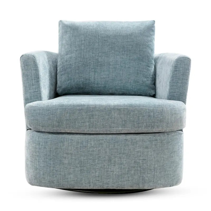 Fauteuils pivotants modernes Chenille pour salon