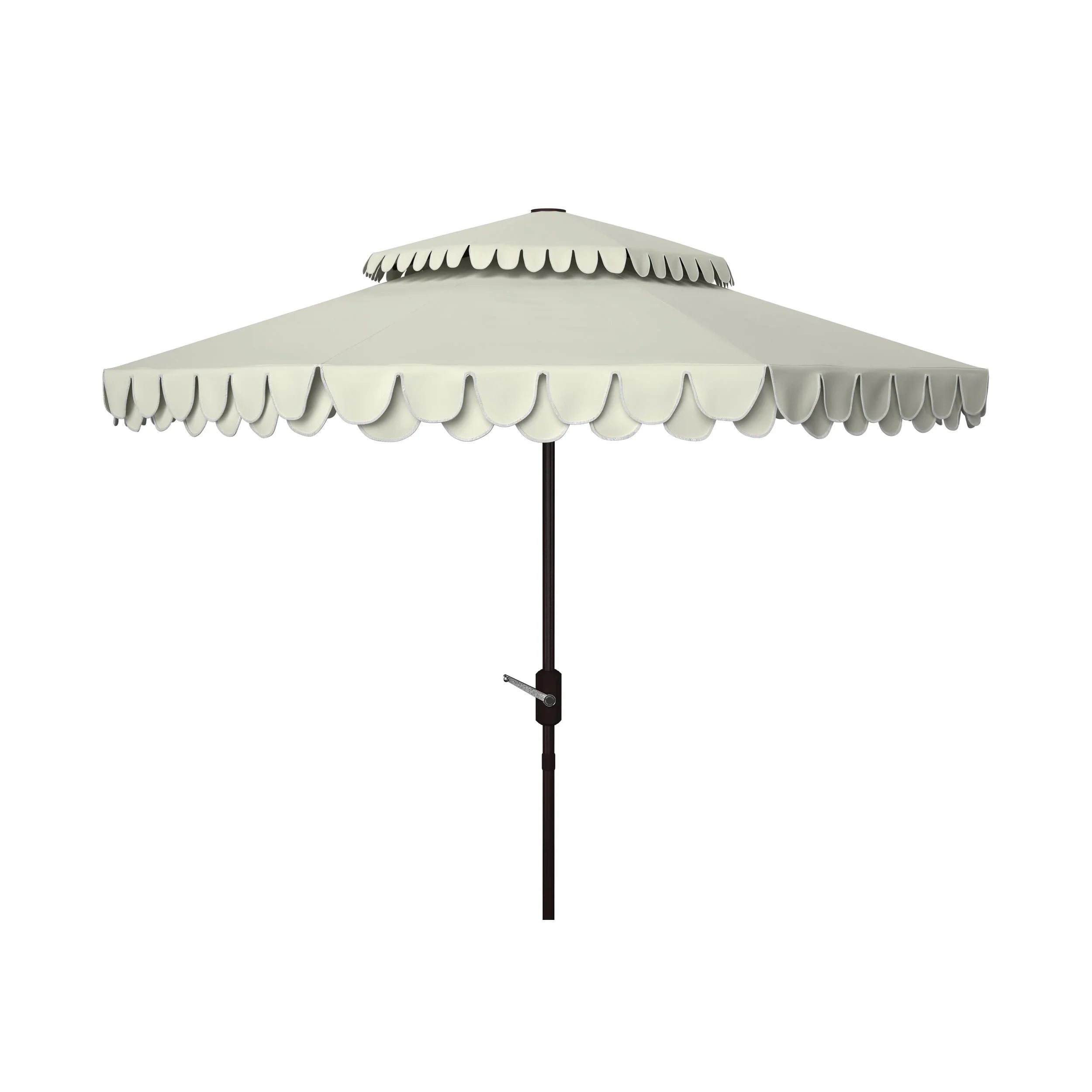 Parasol double-toit d'extérieur Kjerstin Valance 2,74 m