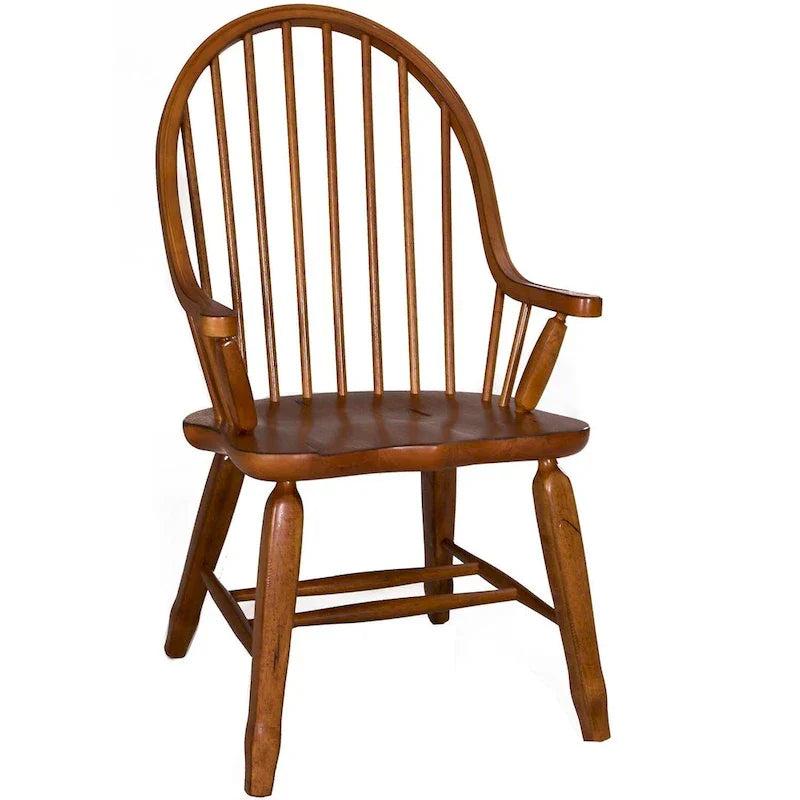 Fauteuil Treasures Rustic Oak à dossier incurvé