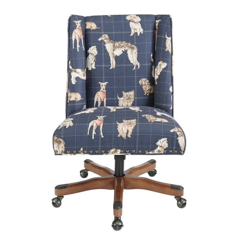 Chaise de bureau pivotante Violet