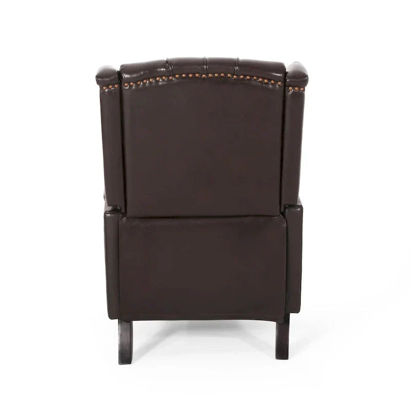 Fauteuil inclinable en cuir reconstitué Walter Brown par Christopher Knight Home