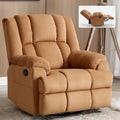 Fauteuil Inclinable Pivotant à Bascule Lazy Boy, Grand Fauteuil Inclinable Manuel Rembourré avec Accoudoirs et Dossier Capitonnés