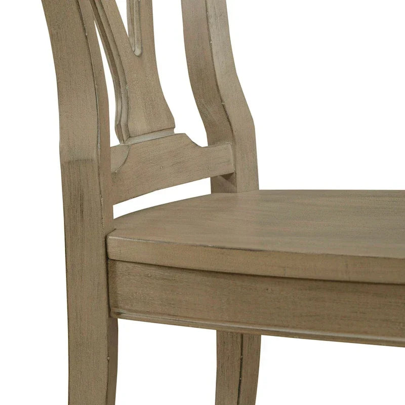 Chaise à lattes (Lot de 2)