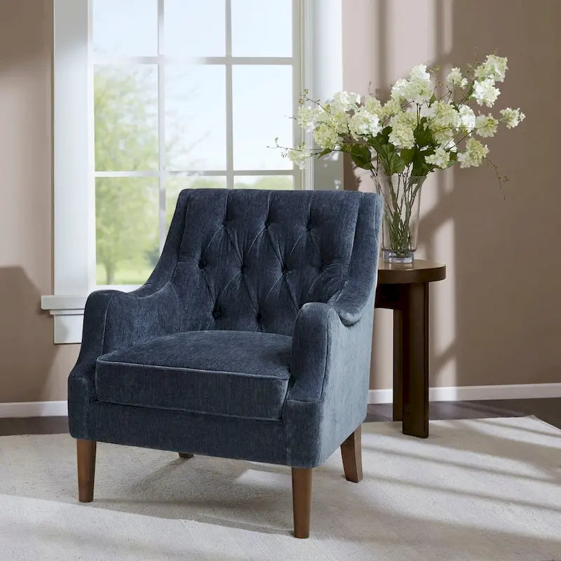 Fauteuil d'appoint capitonné moderne