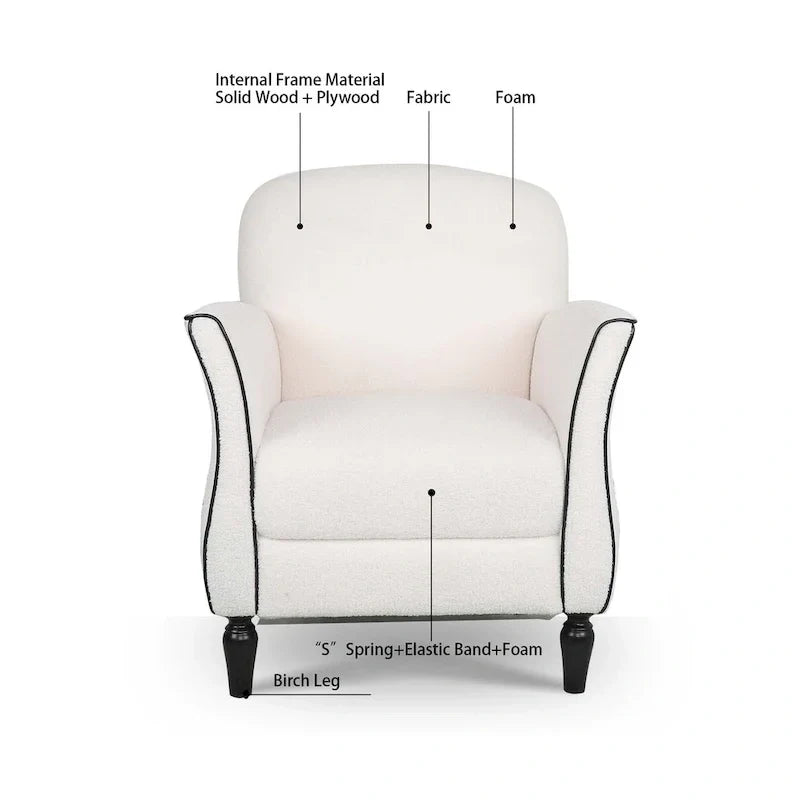 Fauteuils d'appoint modernes pour le salon