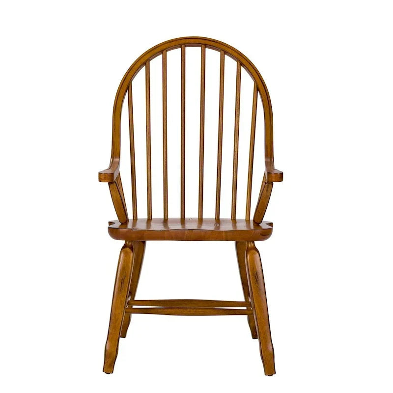 Fauteuil Treasures Rustic Oak à dossier incurvé