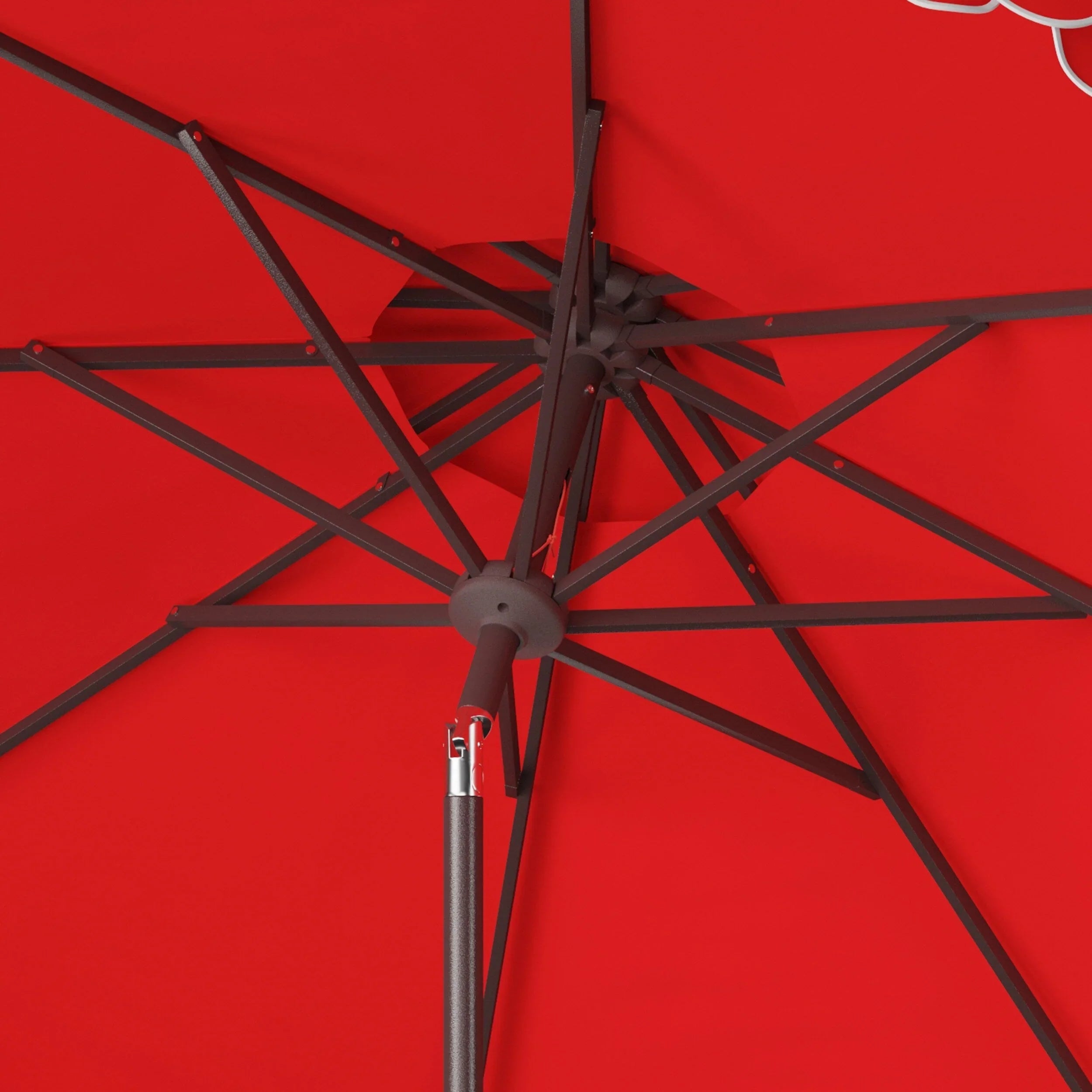Parasol double-toit d'extérieur Kjerstin Valance 2,74 m