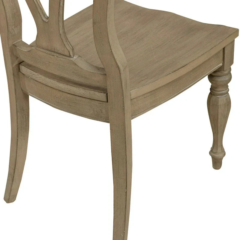 Chaise à lattes (Lot de 2)