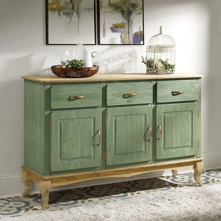 Buffet Vert en Bois