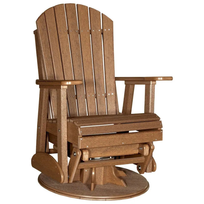Fauteuil planeur pivotant Adirondack en polybois