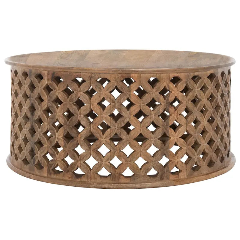 Table basse ronde Antkea SAFAVIEH - 35 L x 35 P x 16 H - 35Lx35Px16H