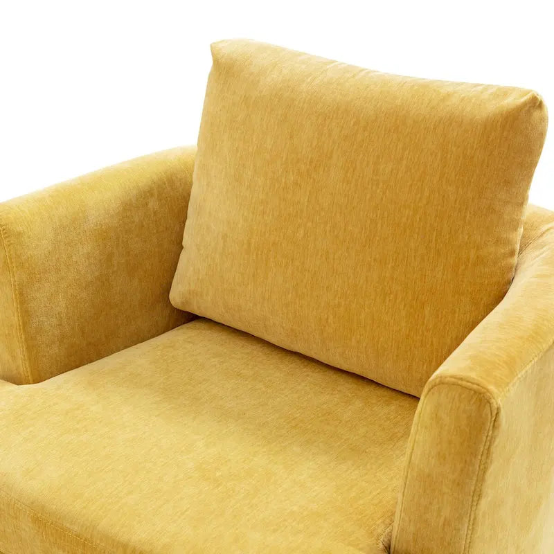 Fauteuils pivotants modernes Chenille pour salon