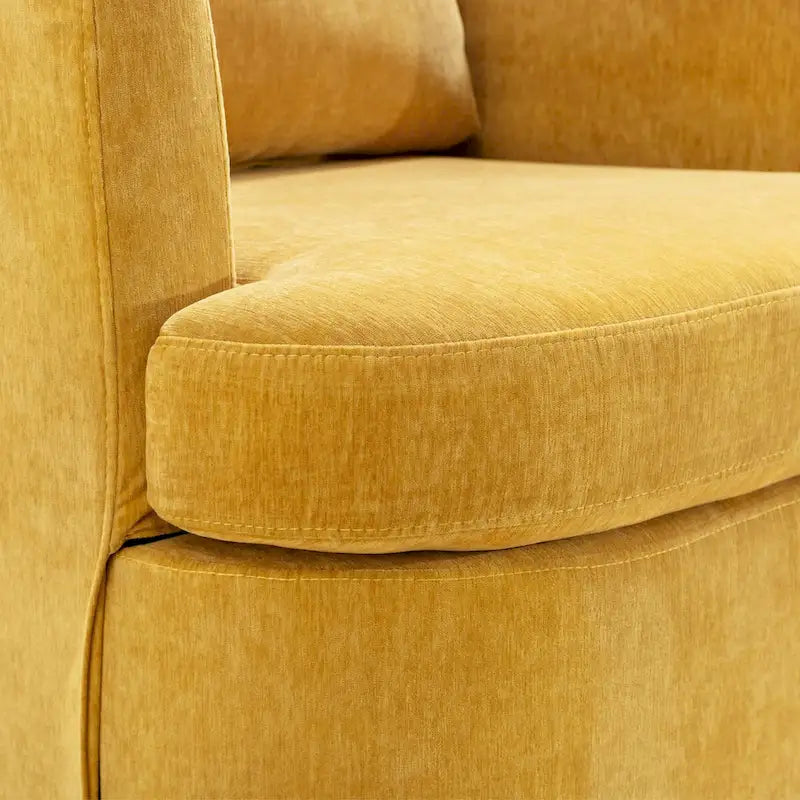 Fauteuils pivotants modernes Chenille pour salon