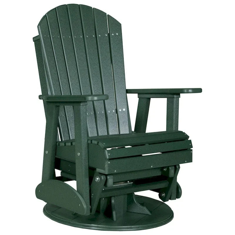 Fauteuil planeur pivotant Adirondack en polybois