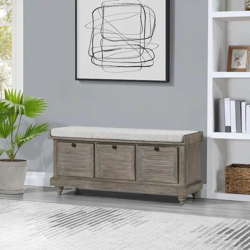 Banc de rangement Arbakka The Gray Barn