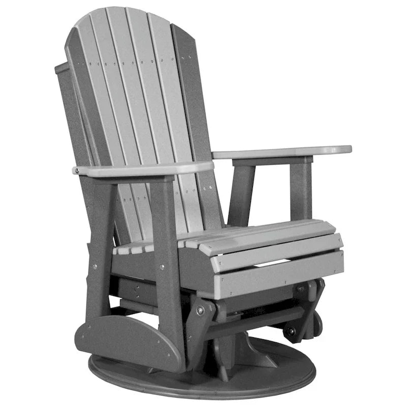 Fauteuil planeur pivotant Adirondack en polybois