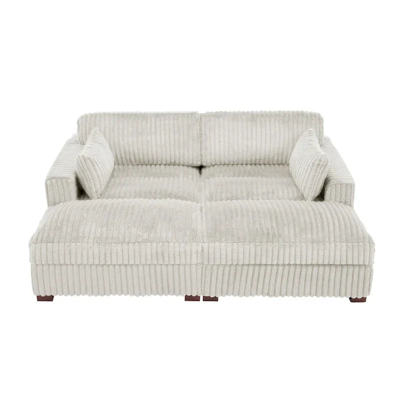 Canapé modulable en tissu pour salon et chambre à coucher