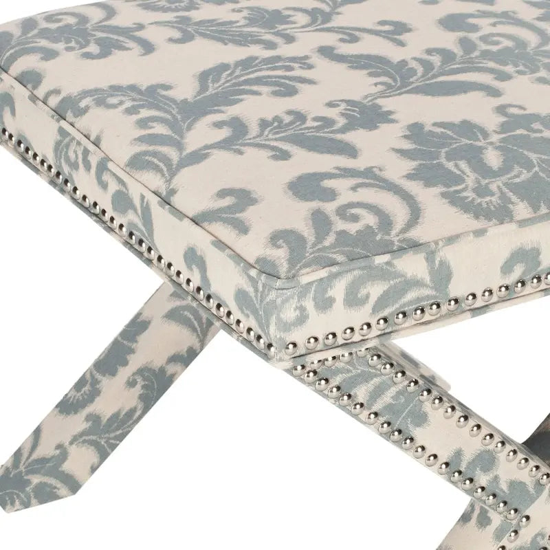 SAFAVIEH Shavonne Ottoman banc en X