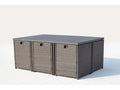 Salon de jardin encastrable - Gris