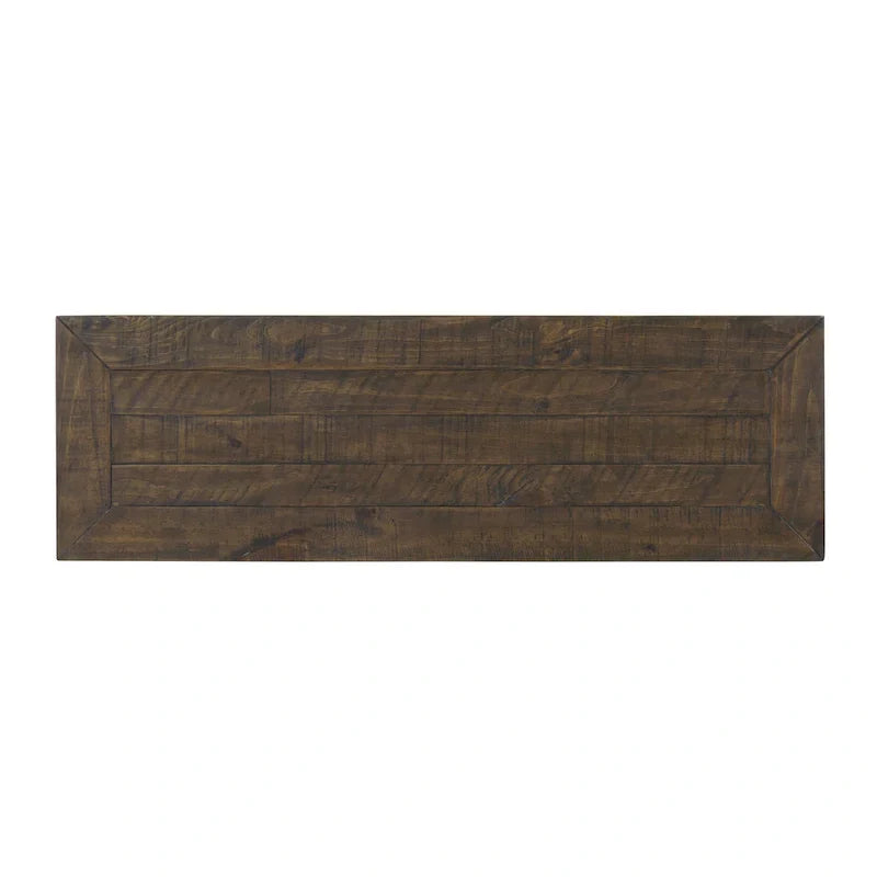 The Gray Barn Downington Table console de canapé à 2 tiroirs en bois massif
