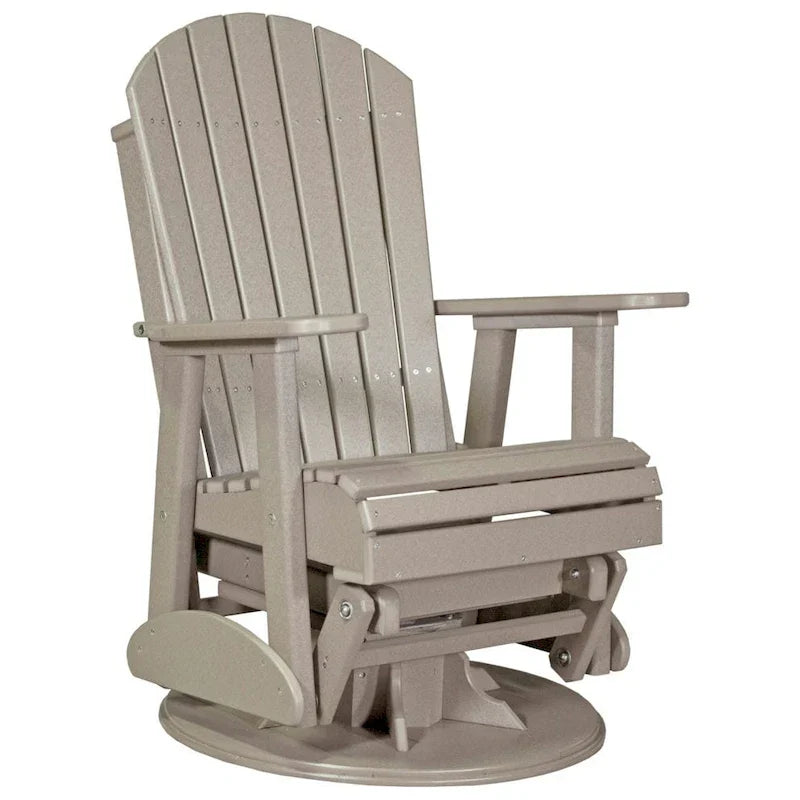 Fauteuil planeur pivotant Adirondack en polybois