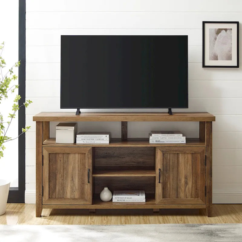 Meuble TV haut Middlebrook 58 po à porte rainurée