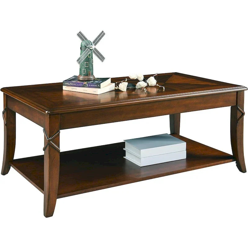 Table basse d'appoint en bois massif