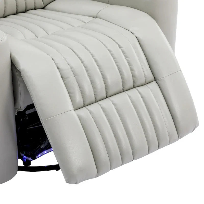 Fauteuil inclinable motorisé de cinéma maison multifonctionnel pivotant à 270°