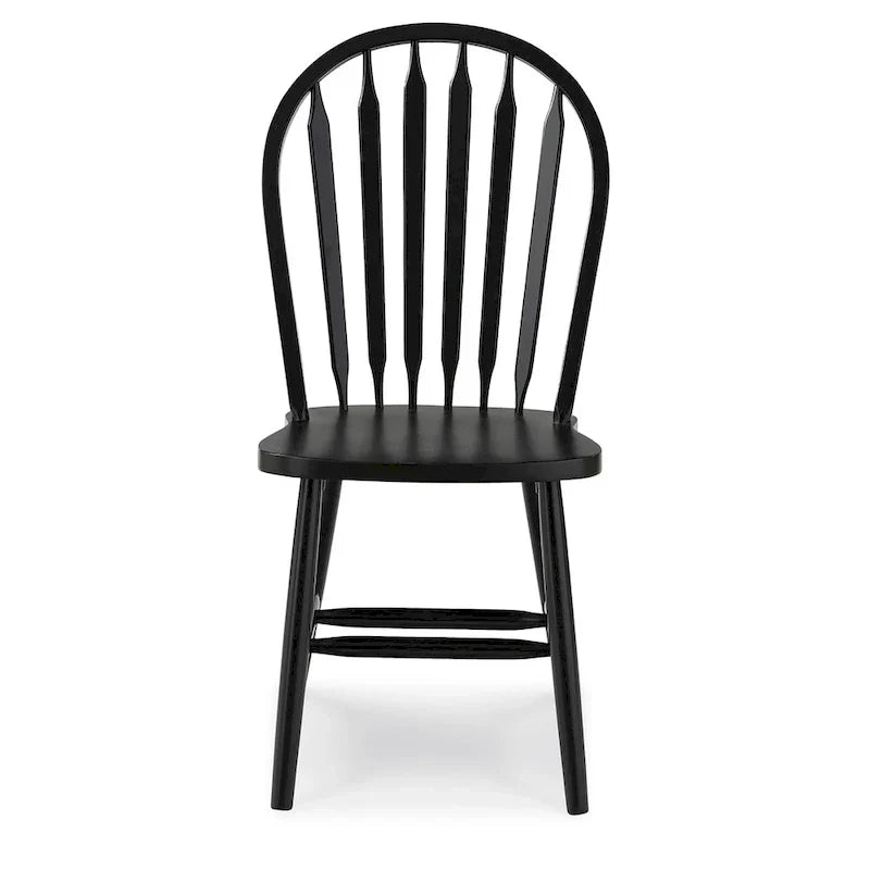 Chaise de salle à manger Windsor Arrowback en bois massif