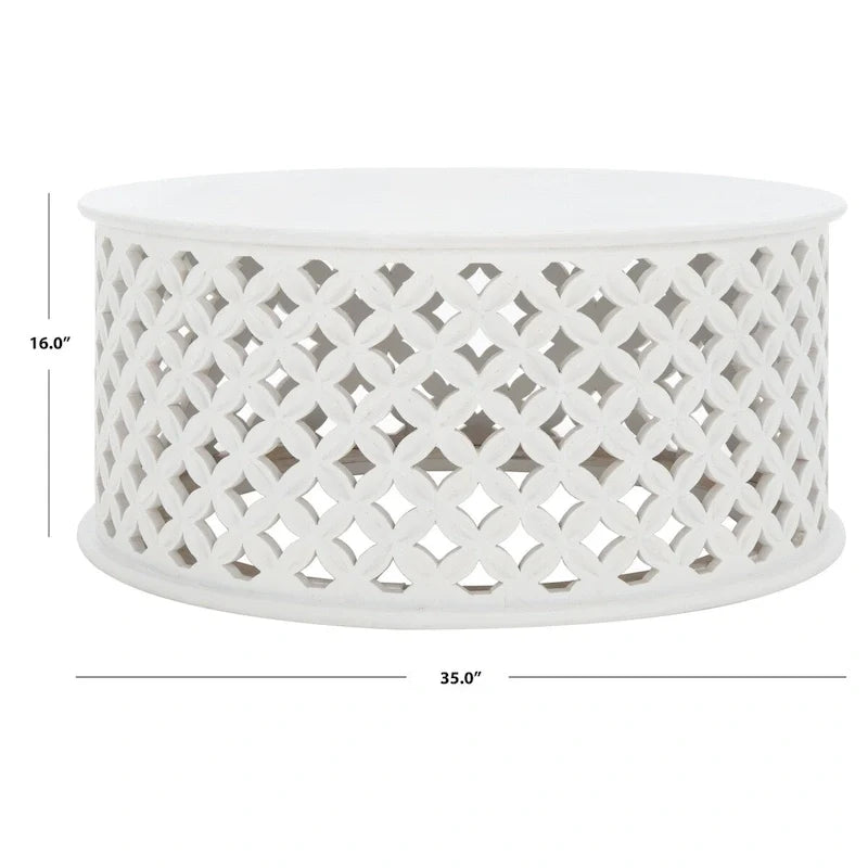Table basse ronde Antkea SAFAVIEH - 35 L x 35 P x 16 H - 35Lx35Px16H
